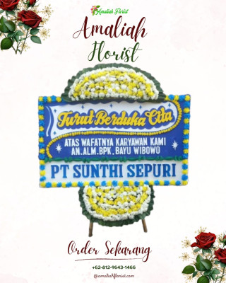 Papan Bunga Duka di Wangurer