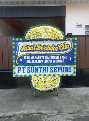 Papan Bunga Duka di Wangurer