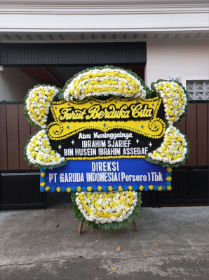 Papan Bunga Duka di Wangurer